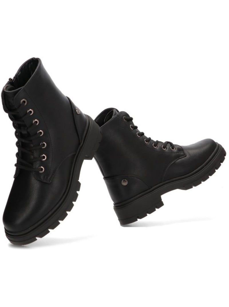 Bottines fillettes à fermeture éclair Noir - Kiabi