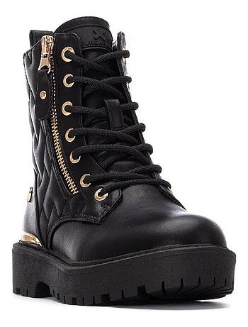 Bottines fillettes à fermeture éclair