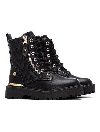 Bottines fillettes à fermeture éclair