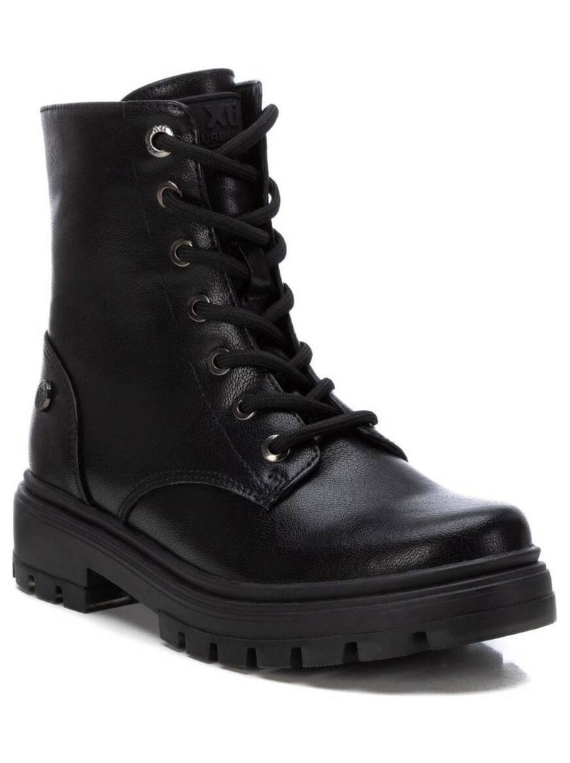 Bottines fillettes à fermeture éclair Noir - Kiabi