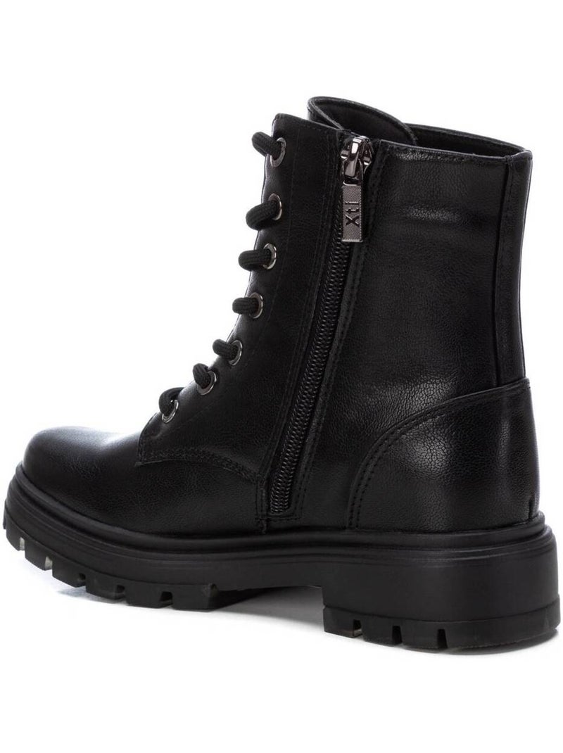 Bottines fillettes à fermeture éclair Noir - Kiabi
