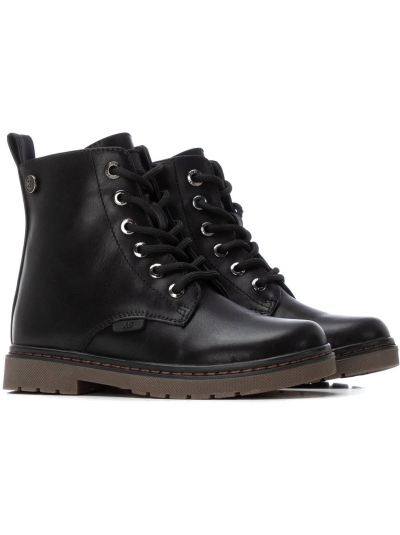 Bottines fillettes à fermeture éclair Noir - Kiabi