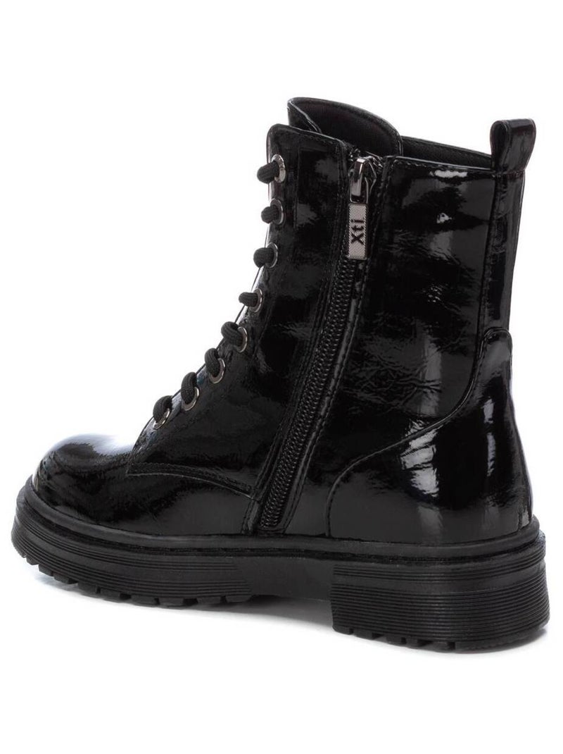 Bottines fillettes à fermeture éclair Noir - Kiabi