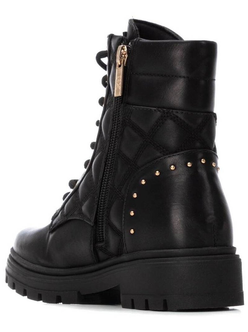 Bottines fillettes à fermeture éclair Noir - Kiabi