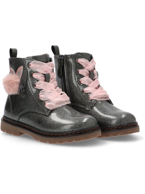 Bottines fillettes métallisées - Kiabi Bottines fillettes métallisées - Kiabi