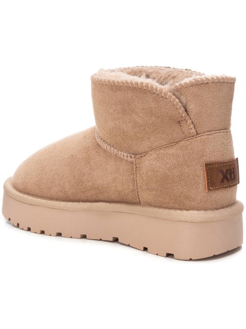 Bottines fillettes tige basse Beige - Kiabi