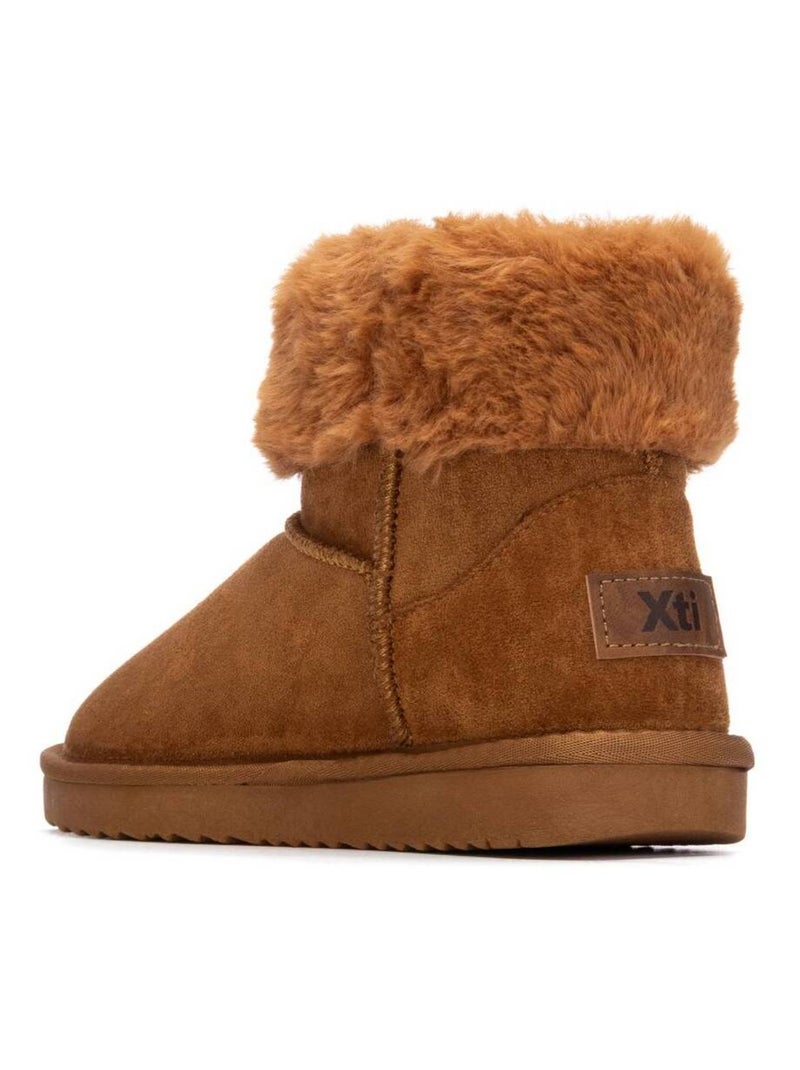 Bottines fillettes tige basse Camel - Kiabi