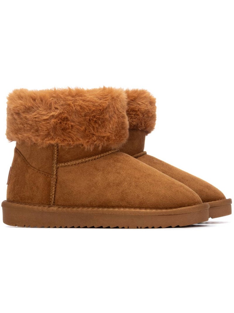 Bottines fillettes tige basse Camel - Kiabi