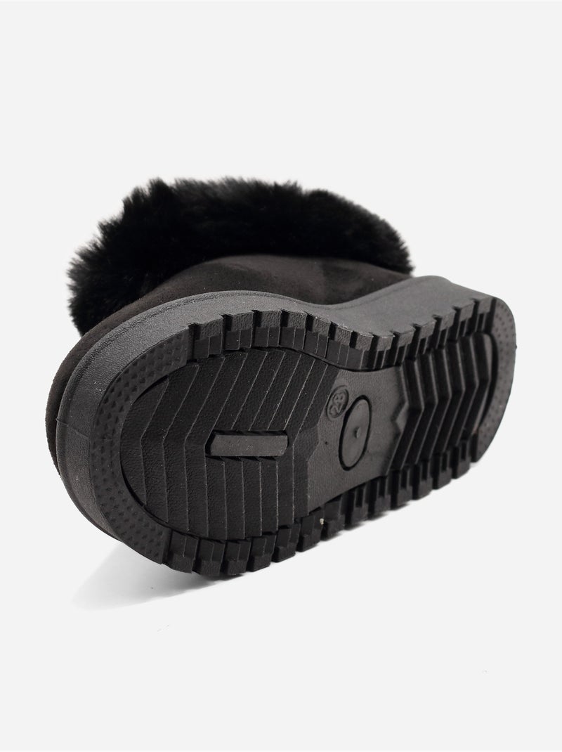 Bottines fourré Noir - Kiabi