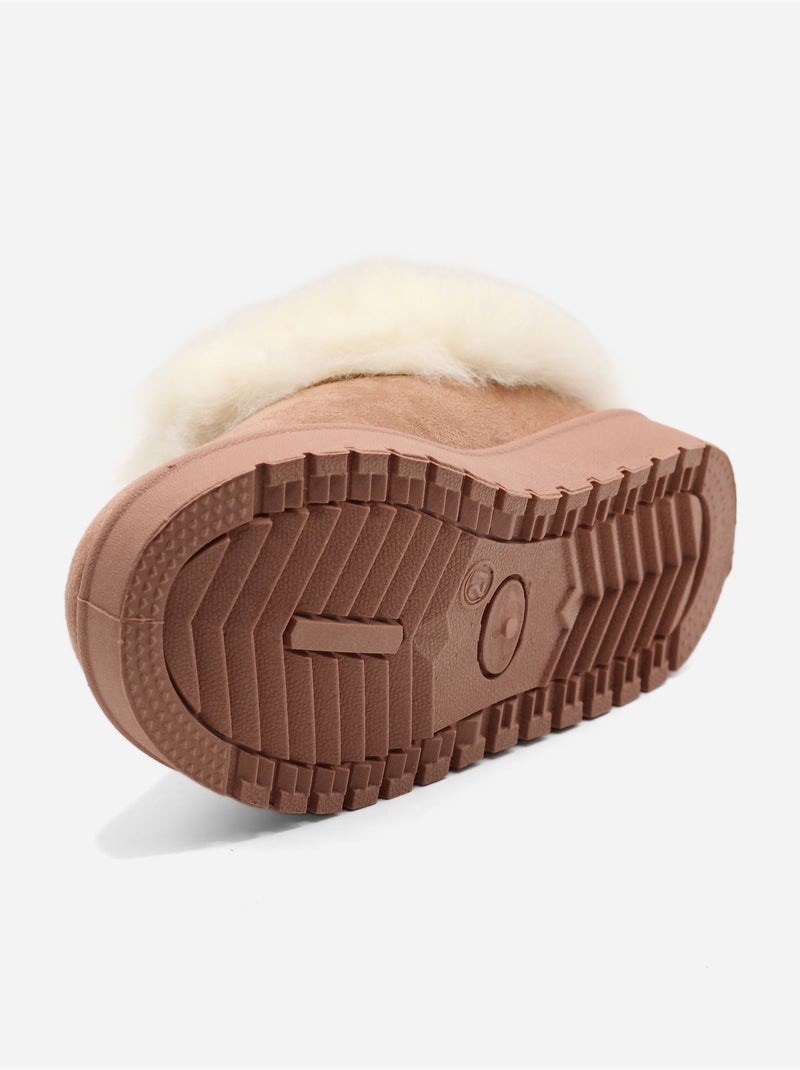 Bottines fourré Rose - Kiabi