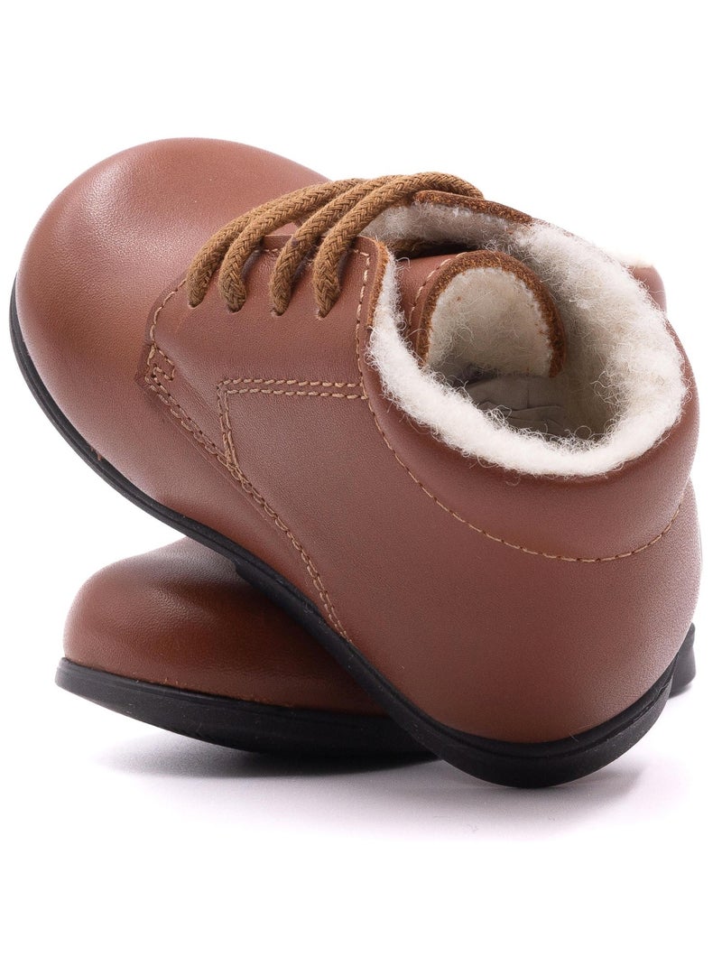Bottines Fourrées Bebe - Boni Snow Marron havane - Kiabi