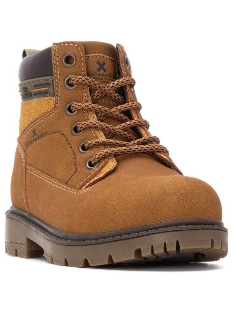 Bottines garçons à fermeture éclair Camel - Kiabi