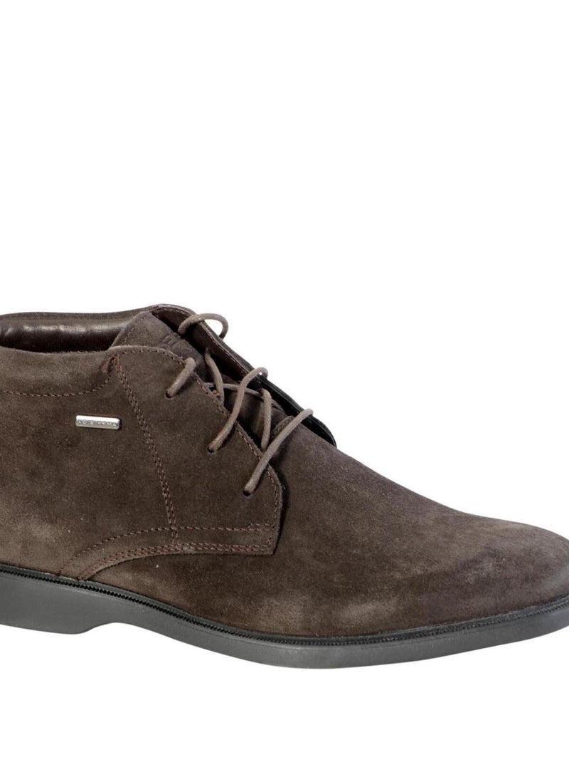 Bottines Geox Brayden Coffee Marron - Kiabi