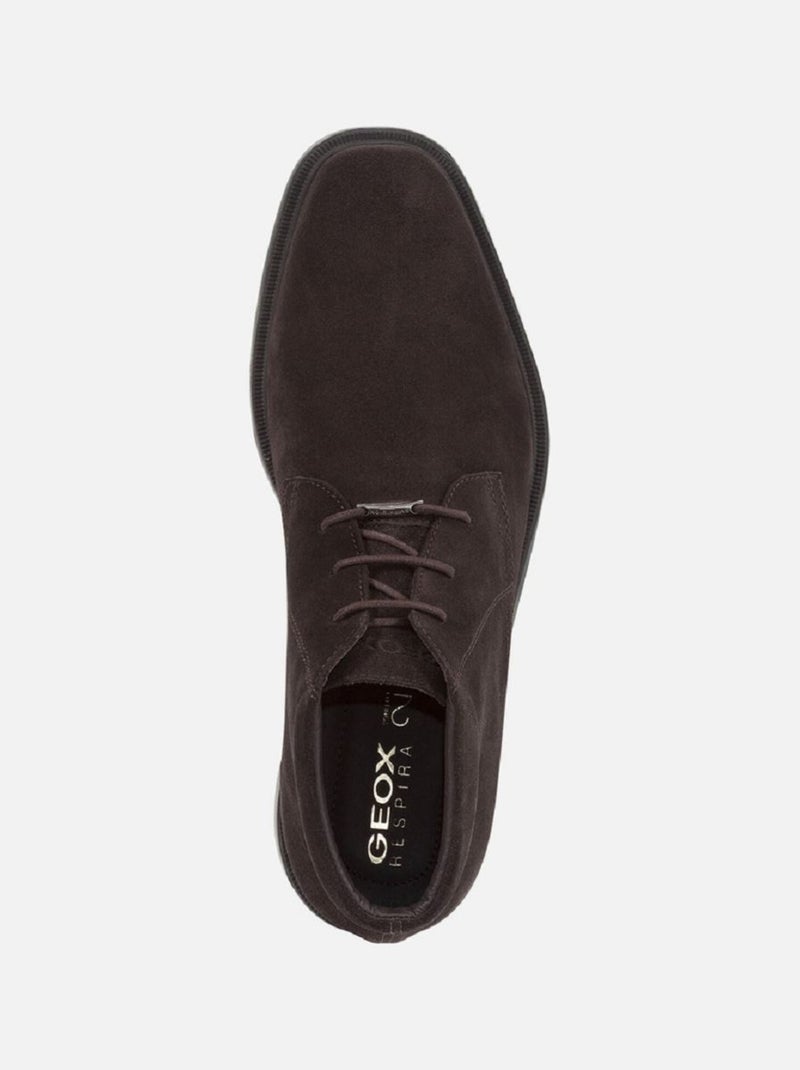 Bottines Geox Brayden Coffee Marron - Kiabi