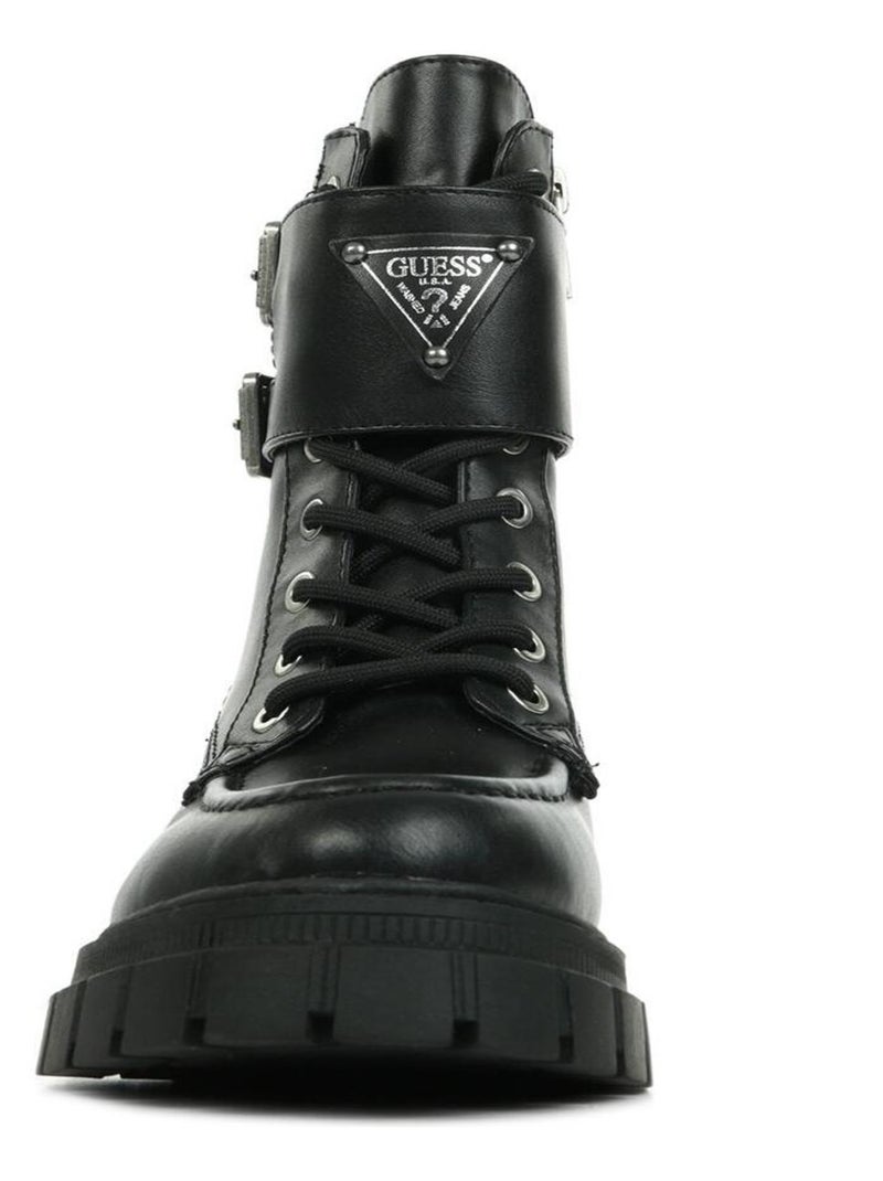 Bottes Guess Aubry En Simili Cuir Marron - Taille Femme - Neuf Avec Emballage D'Origine