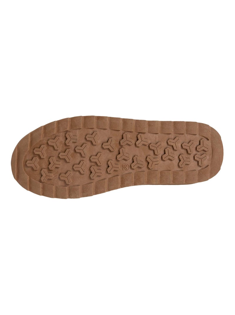 Bottines haute, confort à mémoire de forme  Isotoner Camel - Kiabi