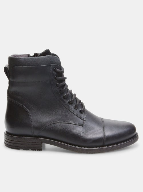 BOTTINES hiver en cuir BATA - Kiabi