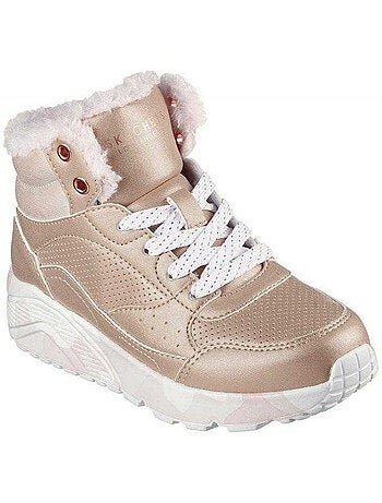 Bottines hiver uno lite camo dazzle - skechers