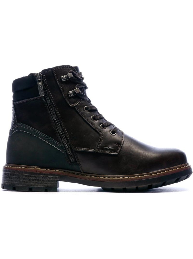 Bottines homme relife Marron cappuccino - Kiabi