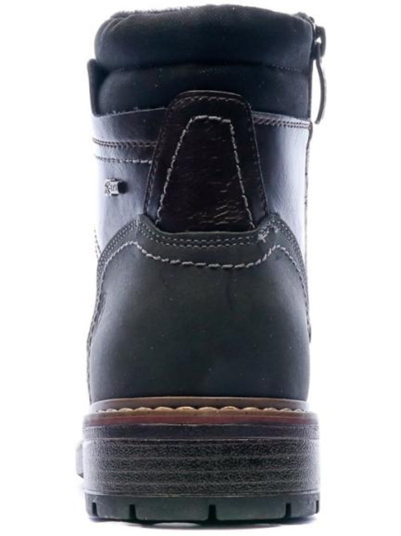 Bottines homme relife Marron cappuccino - Kiabi