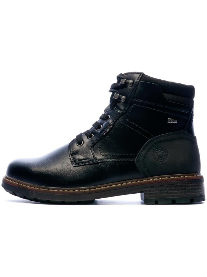 Bottines homme relife Noir - Kiabi