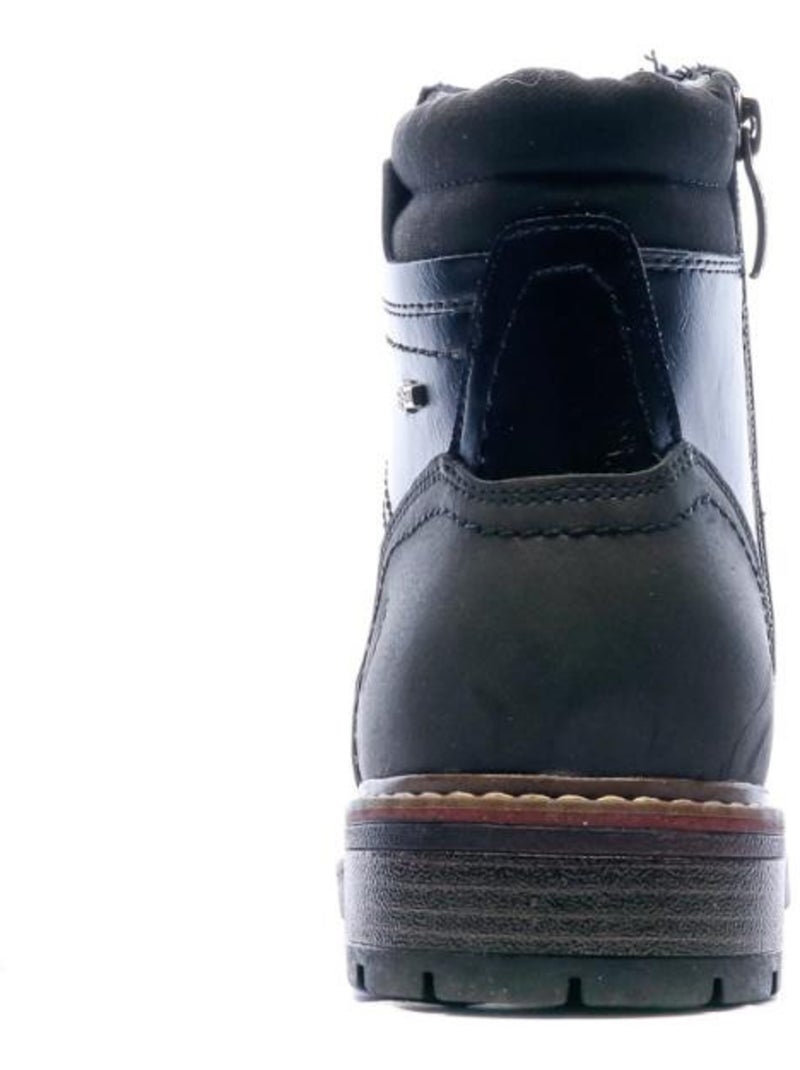 Bottines homme relife Noir - Kiabi