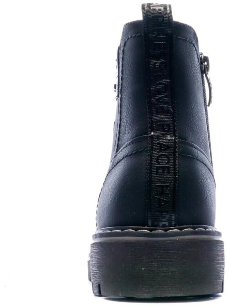 Bottines homme relife Noir - Kiabi