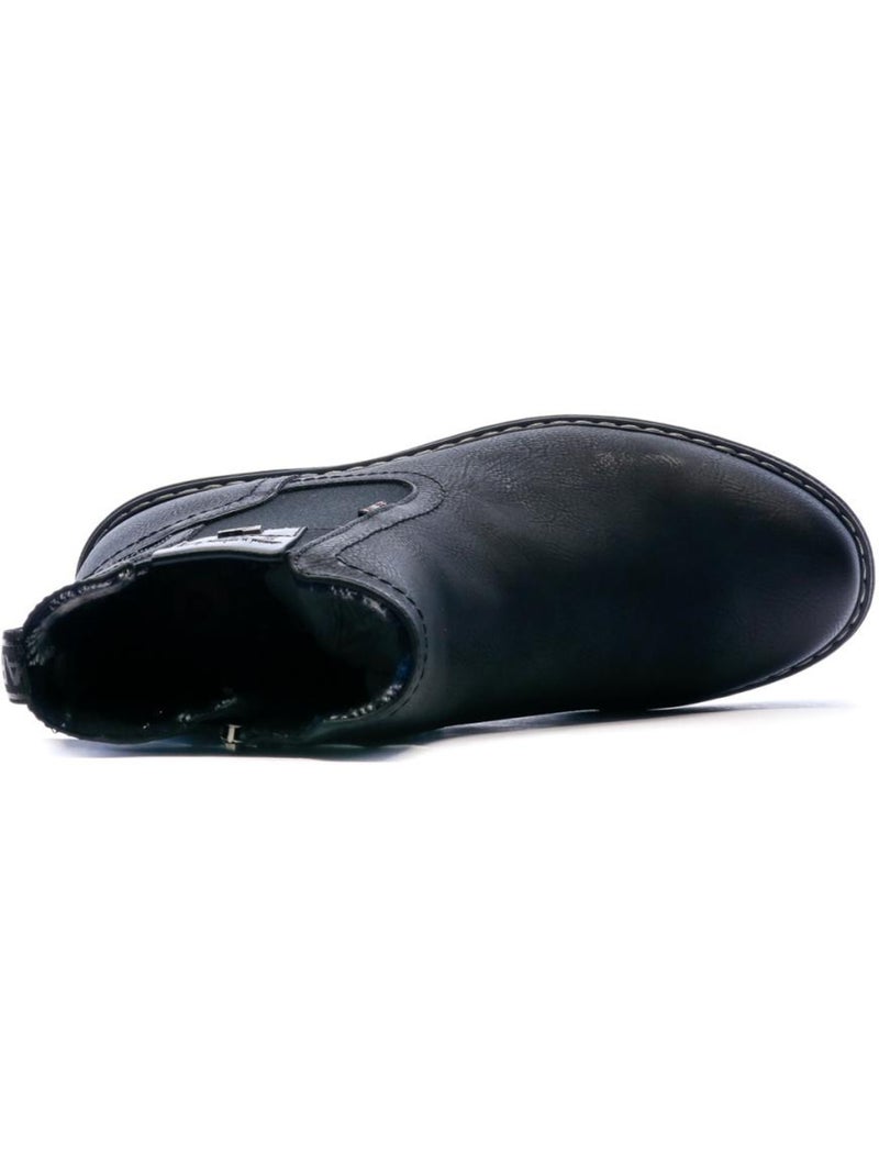 Bottines homme relife Noir - Kiabi