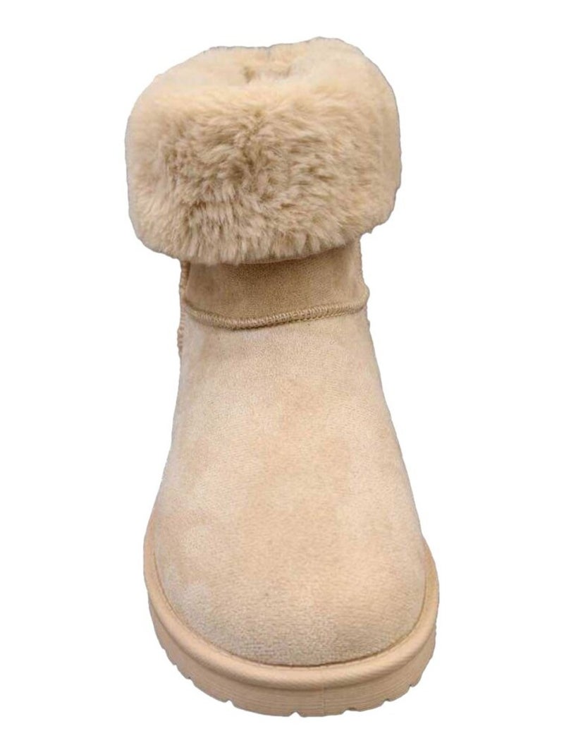 Bottines Kebello Beige - Kiabi