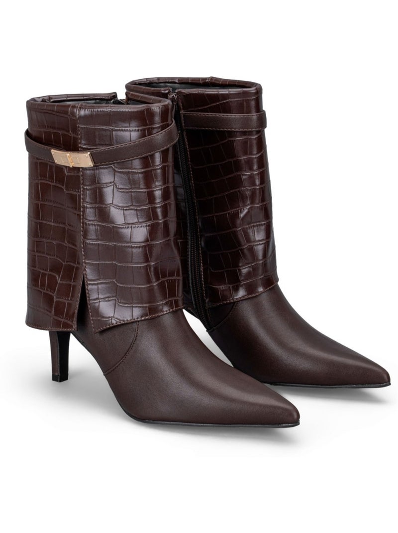 Bottines kebello Bordeaux - Kiabi