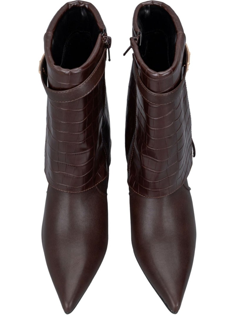 Bottines kebello Bordeaux - Kiabi