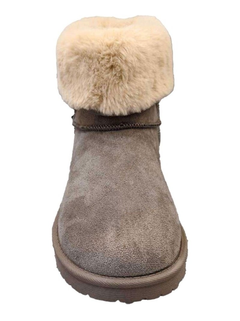 Bottines Kebello Gris - Kiabi