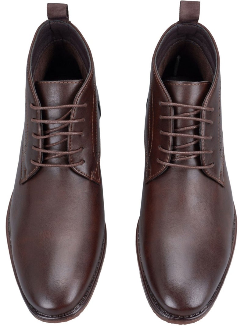 Bottines kebello Marron - Kiabi