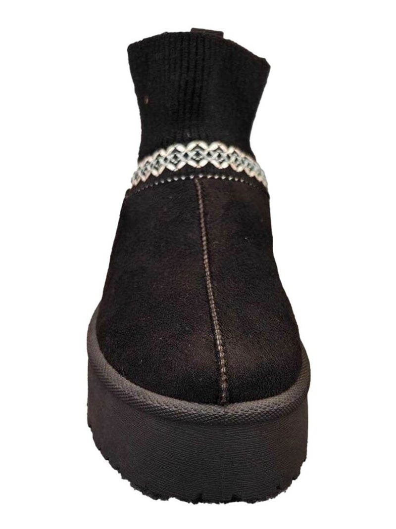 Bottines Kebello Noir Noir - Kiabi