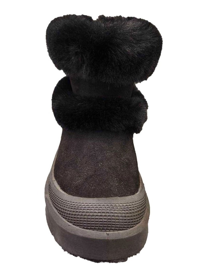 Bottines Kebello Noir Noir - Kiabi