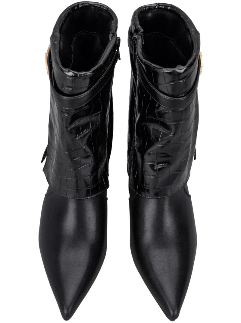 Bottines kebello Noir Noir - Kiabi