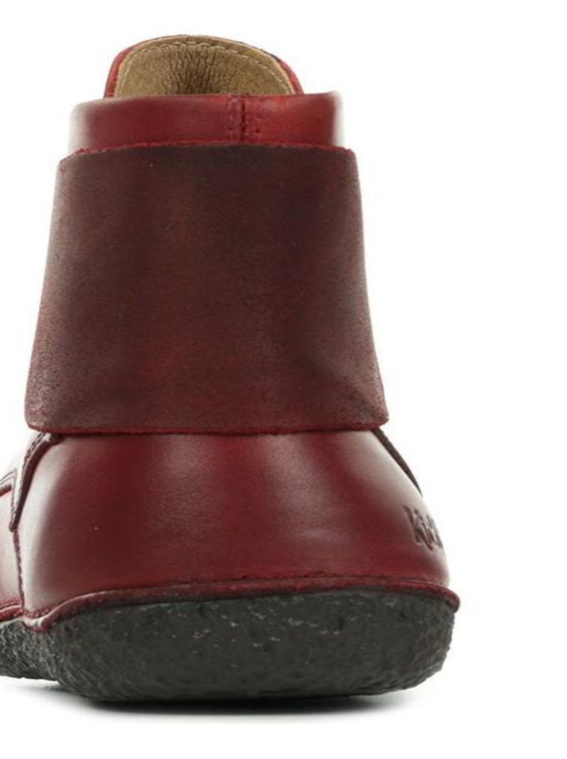 Bottines Kickers Hobbytwo Rouge - Kiabi
