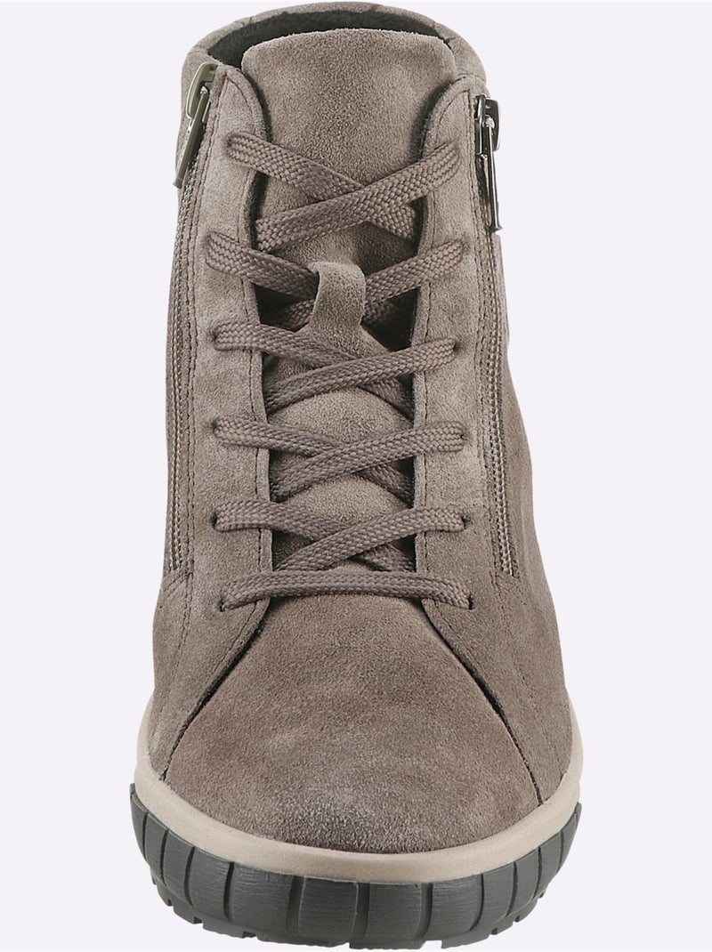 Bottines Largeur Pied Fort - Taille Standard - Witt Gris taupe - Kiabi