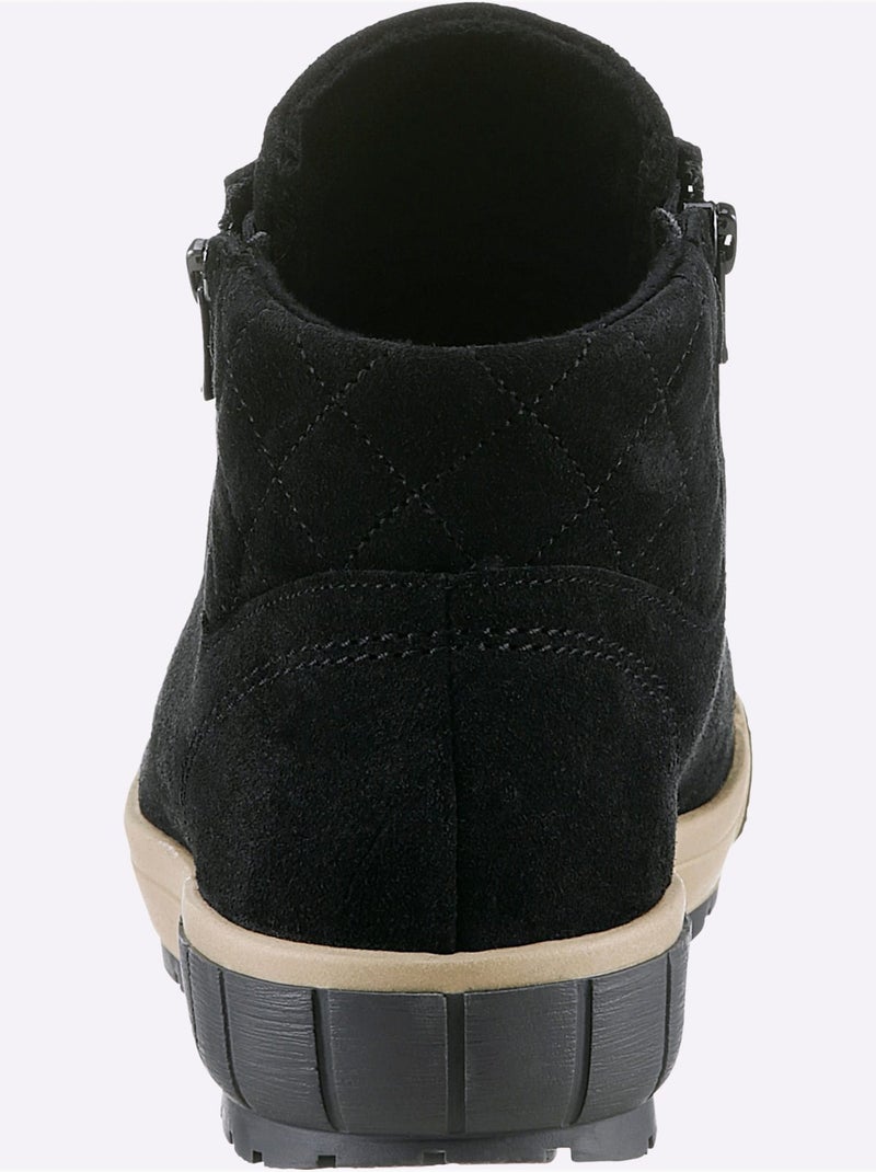 Bottines Largeur Pied Fort - Taille Standard - Witt Noir - Kiabi