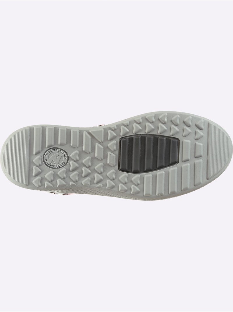 Bottines largeur pied très fort - taille standard - witt Rouge foncé - Kiabi