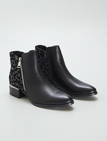 Bottines léopard