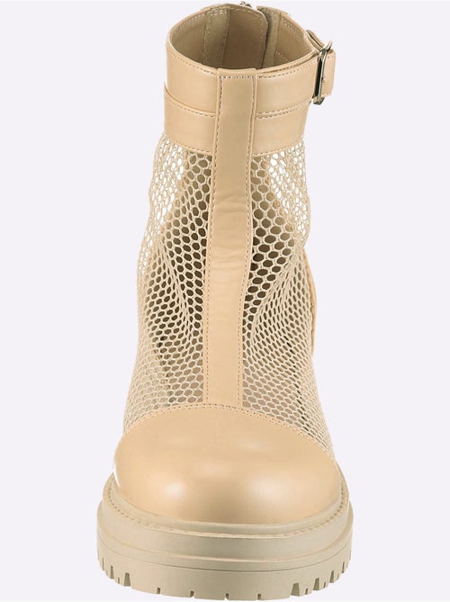 Bottines Matière Synthétique - Taille Standard - helline - Kiabi