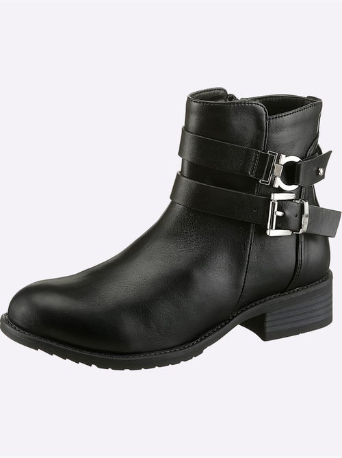 Bottines Matière Synthétique - Taille Standard - helline - Kiabi