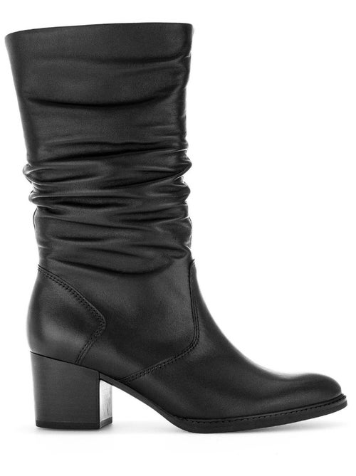 Bottines Mid  en cuir lisse Gabor - Kiabi