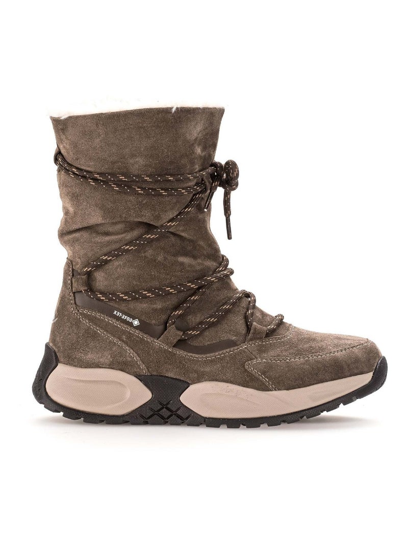 Bottines mid  en velours Gabor Marron - Kiabi