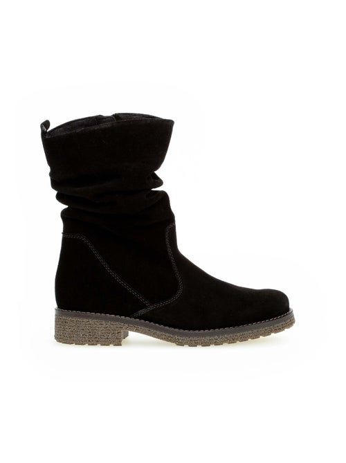 Bottines Mid  en velours - Kiabi