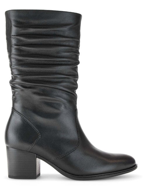 Bottines Mids  en cuir lisse Gabor - Kiabi