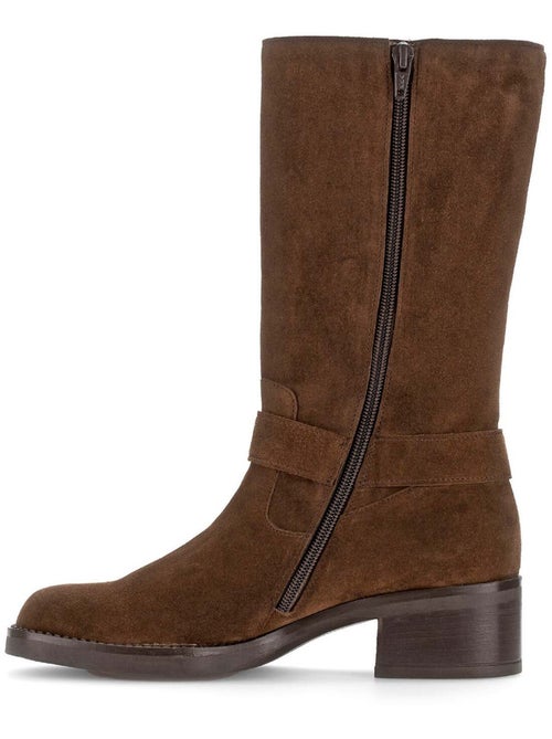 Bottines Mids  en cuir velours Gabor - Kiabi