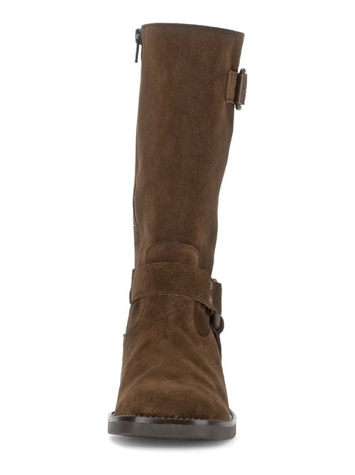 Bottines Mids  en cuir velours Gabor - Kiabi