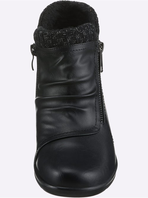 Bottines modernes à glissière avec doublure textile et semelle polyuréthane - taille standard - witt - Kiabi